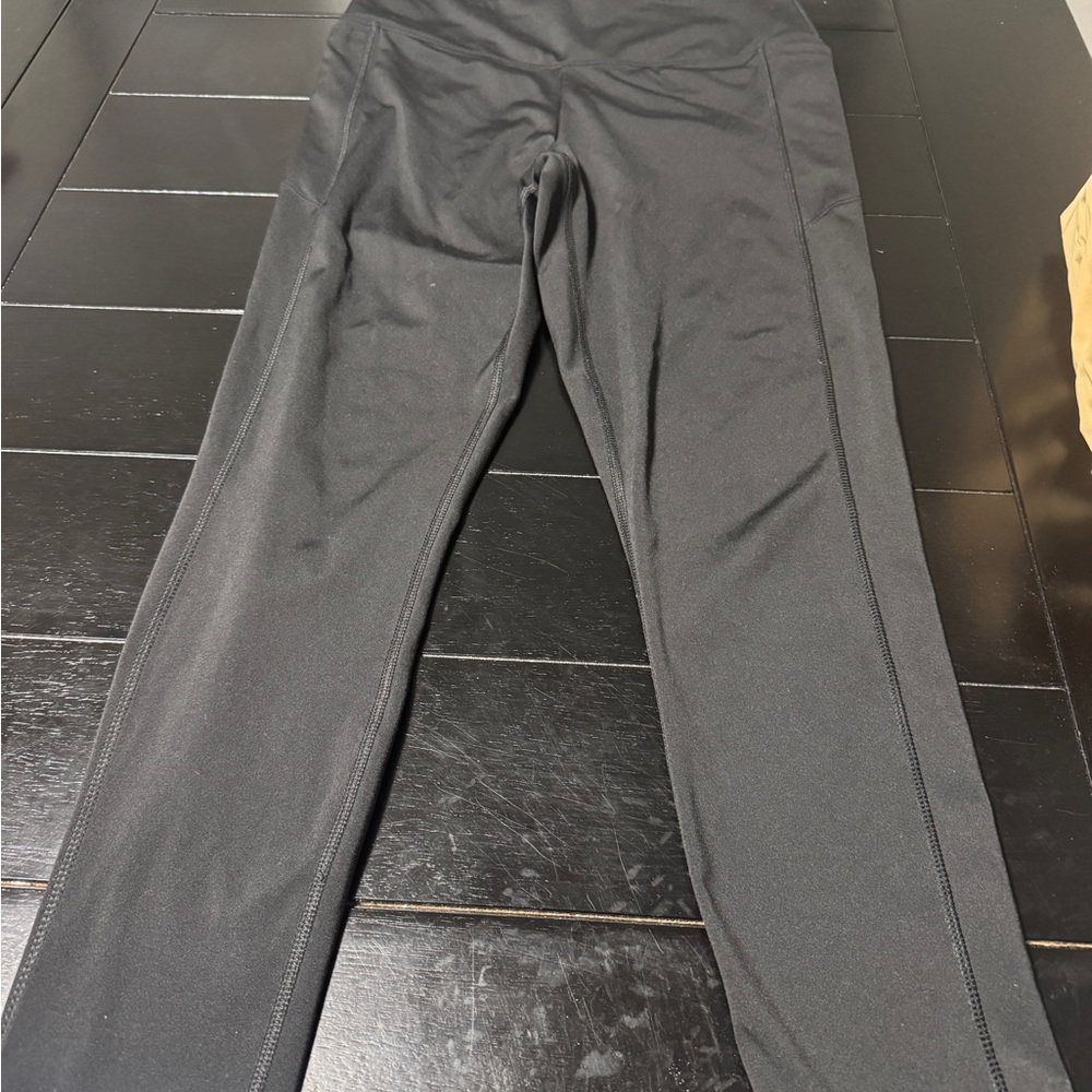 PINK Victoria's Secret Black Leggings size large